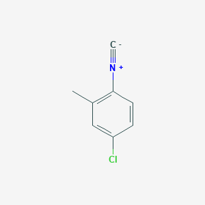 molecular formula C8H6ClN B1368919 4-Chloro-2-methylphenyl isocyanide CAS No. 60515-59-5