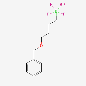 molecular formula C11H15BF3KO B13689190 Potassium [4-(Benzyloxy)butyl]trifluoroborate 