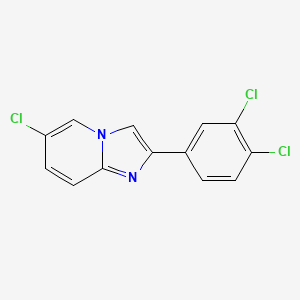 6-Chloro-2-(3,4-dichloro-phenyl)-imidazo[1,2-a]pyridine