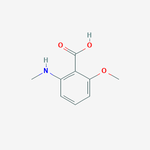 molecular formula C9H11NO3 B1368925 2-甲氧基-6-(甲基氨基)苯甲酸 CAS No. 254964-68-6
