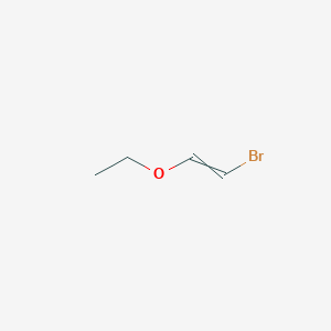 molecular formula C4H7BrO B13689254 2-Bromovinyl ethyl ether 