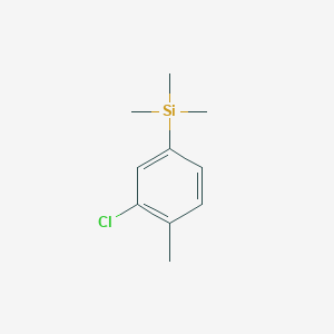 (3-Chloro-4-methylphenyl)trimethylsilane