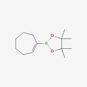 2-(Cyclohept-1-en-1-yl)-4,4,5,5-tetramethyl-1,3,2-dioxaborolane
