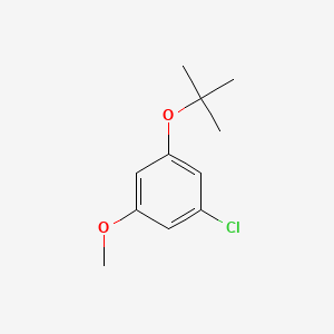 molecular formula C11H15ClO2 B13689316 5-(tert-Butoxy)-3-chloroanisole 