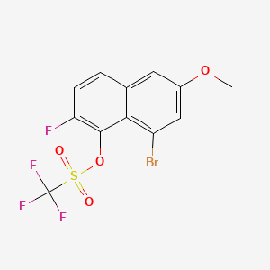 8-Bromo-2-fluoro-6-methoxy-1-naphthyl Trifluoromethanesulfonate