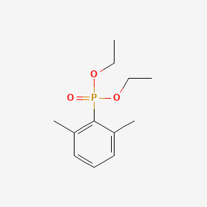 molecular formula C12H19O3P B13689374 Diethyl (2,6-dimethylphenyl)phosphonate CAS No. 54057-96-4