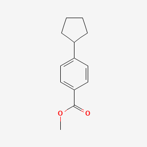molecular formula C13H16O2 B1368943 Methyl 4-cyclopentylbenzoate CAS No. 160598-47-0