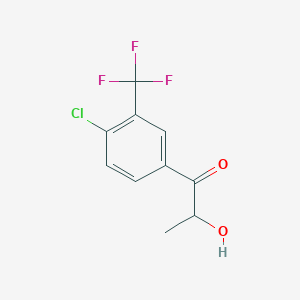 (S)-1-[4-Chloro-3-(trifluoromethyl)phenyl]-2-hydroxy-1-propanone