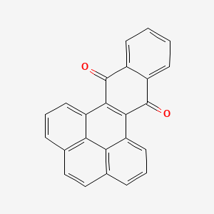 molecular formula C24H12O2 B1368950 Dibenzo[de,qr]naphthacene-9,14-dione 
