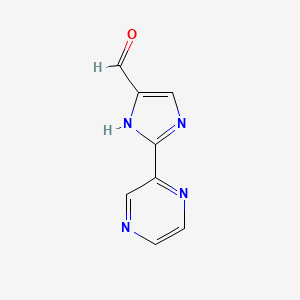 2-(2-Pyrazinyl)imidazole-5-carbaldehyde