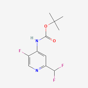 N-Boc-2-(difluoromethyl)-5-fluoropyridin-4-amine