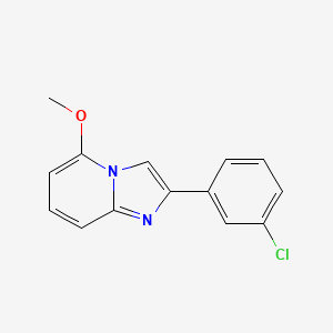 2-(3-Chlorophenyl)-5-methoxyimidazo[1,2-a]pyridine