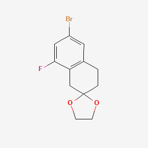 6'-Bromo-8'-fluoro-spiro[1,3-dioxolane-2,2'-tetralin]