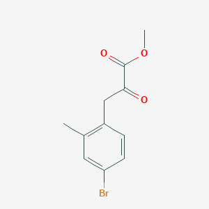 Methyl 3-(4-bromo-2-methylphenyl)-2-oxopropanoate