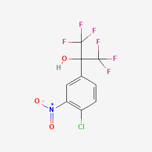 2-(4-Chloro-3-nitrophenyl)-1,1,1,3,3,3-hexafluoro-2-propanol