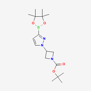 1-(1-Boc-3-azetidinyl)pyrazole-3-boronic Acid Pinacol Ester