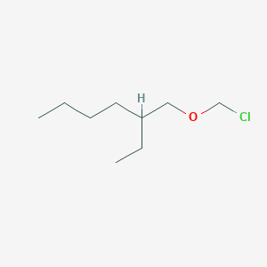 3-[(Chloromethoxy)methyl]heptane