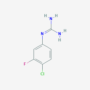 1-(4-Chloro-3-fluorophenyl)guanidine