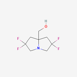 (2,2,6,6-Tetrafluorohexahydro-1H-pyrrolizin-7a-yl)methanol