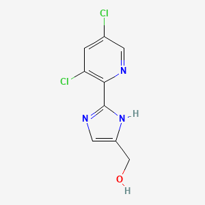 2-(3,5-Dichloro-2-pyridyl)imidazole-5-methanol