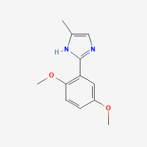 2-(2,5-Dimethoxyphenyl)-5-methyl-1H-imidazole