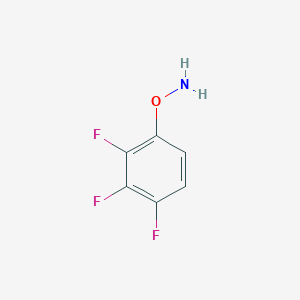 molecular formula C6H4F3NO B13689791 O-(2,3,4-Trifluorophenyl)hydroxylamine 