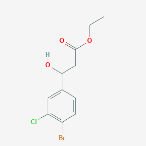 Ethyl 3-(4-Bromo-3-chlorophenyl)-3-hydroxypropanoate