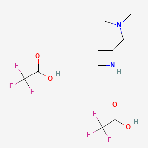 1-(azetidin-2-yl)-N,N-dimethylmethanamine;2,2,2-trifluoroacetic acid