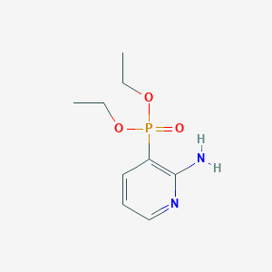 molecular formula C9H15N2O3P B13689995 Diethyl (2-Amino-3-pyridyl)phosphonate 