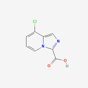 molecular formula C8H5ClN2O2 B13690031 8-Chloroimidazo[1,5-a]pyridine-3-carboxylic acid 