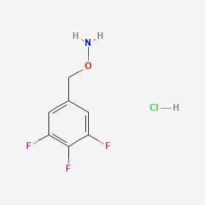 molecular formula C7H7ClF3NO B13690032 O-(3,4,5-Trifluorobenzyl)hydroxylamine Hydrochloride 