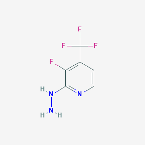 3-Fluoro-2-hydrazinyl-4-(trifluoromethyl)pyridine