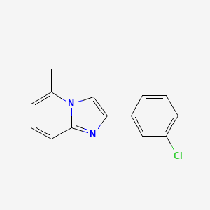 2-(3-Chlorophenyl)-5-methylimidazo[1,2-a]pyridine