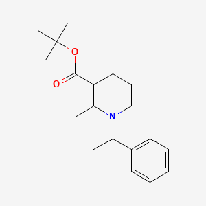 tert-Butyl (2R,3S)-2-Methyl-1-[(R)-1-phenylethyl]piperidine-3-carboxylate