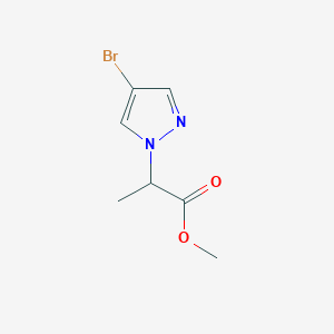 molecular formula C7H9BrN2O2 B1369014 methyl 2-(4-bromo-1H-pyrazol-1-yl)propanoate CAS No. 1005566-07-3