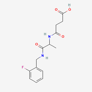 (R)-4-[[1-[(2-Fluorobenzyl)amino]-1-oxo-2-propyl]amino]-4-oxobutanoic Acid