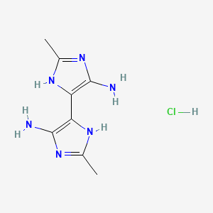 2,2'-Dimethyl-1H,1'H-[4,4'-biimidazole]-5,5'-diamine hydrochloride