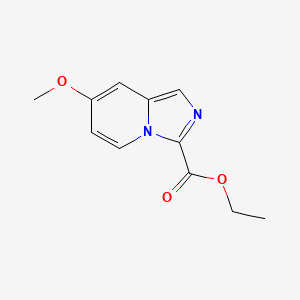 molecular formula C11H12N2O3 B13690219 Ethyl 7-Methoxyimidazo[1,5-a]pyridine-3-carboxylate 