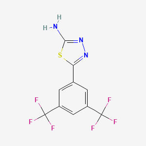 2-Amino-5-[3,5-bis(trifluoromethyl)phenyl]-1,3,4-thiadiazole