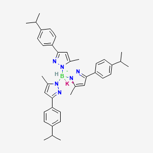 molecular formula C39H46BKN6 B13690249 Potassium Tris[3-(4-isopropylphenyl)-5-methyl-1-pyrazolyl]hydroborate 