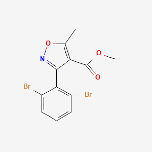 Methyl 3-(2,6-dibromophenyl)-5-methylisoxazole-4-carboxylate