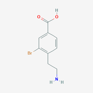 4-(2-Aminoethyl)-3-bromobenzoic Acid