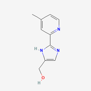 2-(4-Methyl-2-pyridyl)imidazole-5-methanol