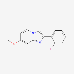 2-(2-Fluorophenyl)-7-methoxyimidazo[1,2-a]pyridine