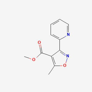 Methyl 5-Methyl-3-(2-pyridyl)isoxazole-4-carboxylate