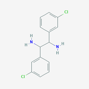 1,2-Bis(3-chlorophenyl)-1,2-ethanediamine