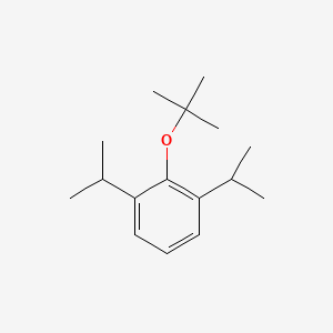 molecular formula C16H26O B13690458 2-(tert-Butoxy)-1,3-diisopropylbenzene 