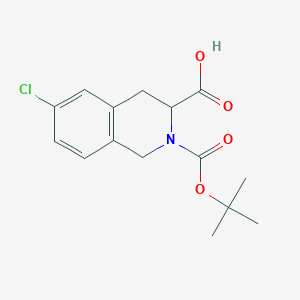 (S)-2-Boc-6-chloro-1,2,3,4-tetrahydroisoquinoline-3-carboxylic Acid