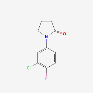 1-(3-Chloro-4-fluorophenyl)-2-pyrrolidinone