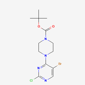 1-Boc-4-(5-bromo-2-chloro-4-pyrimidinyl)piperazine